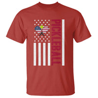 Pickleball Patriotic T Shirt American Flag Sport Gift - Wonder Print Shop