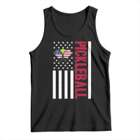 Pickleball Patriotic Tank Top American Flag Sport Gift - Wonder Print Shop