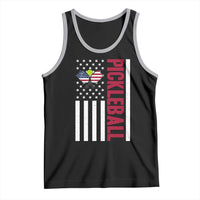 Pickleball Patriotic Tank Top American Flag Sport Gift - Wonder Print Shop