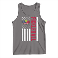 Pickleball Patriotic Tank Top American Flag Sport Gift - Wonder Print Shop
