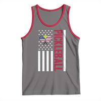 Pickleball Patriotic Tank Top American Flag Sport Gift - Wonder Print Shop