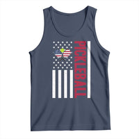 Pickleball Patriotic Tank Top American Flag Sport Gift - Wonder Print Shop