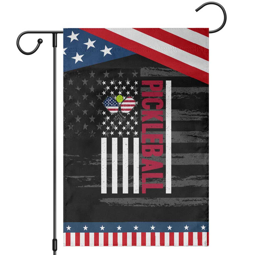 Pickleball Patriotic Garden Flag American Flag Sport Gift