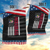 Pickleball Patriotic Garden Flag American Flag Sport Gift