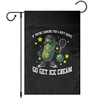 Funny Pickle Playing Pickleball Garden Flag If You Want Soft Serve Eat Ice Cream - Wonder Print Shop