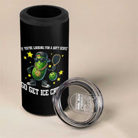 Funny Pickle Playing Pickleball 4 in 1 Can Cooler Tumbler If You Want Soft Serve Eat Ice Cream