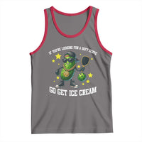 Funny Pickle Playing Pickleball Tank Top If You Want Soft Serve Eat Ice Cream - Wonder Print Shop