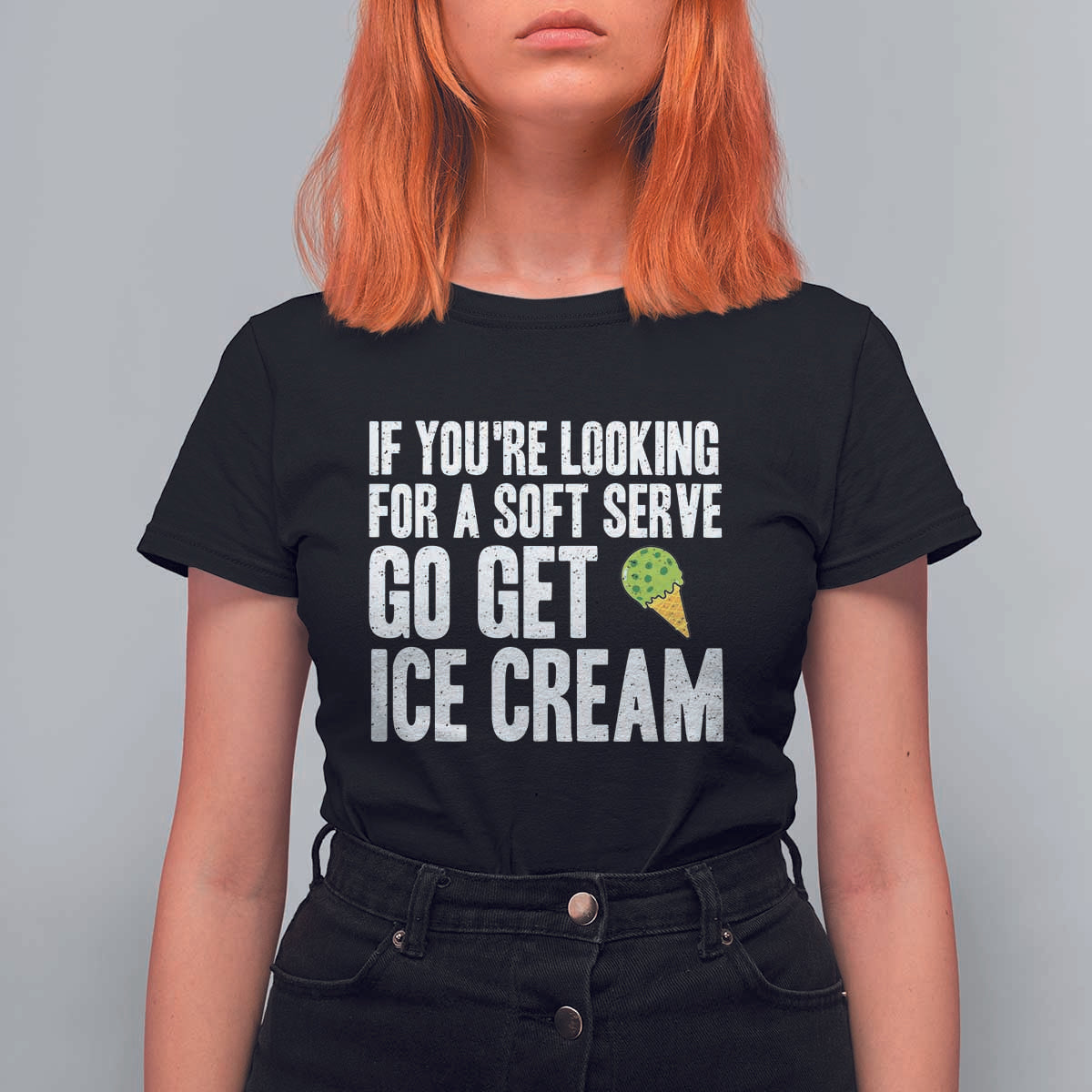 If You Are Looking For A Soft Serve Go Get Ice Cream T Shirt For Women Funny Pickleball Lover - Wonder Print Shop