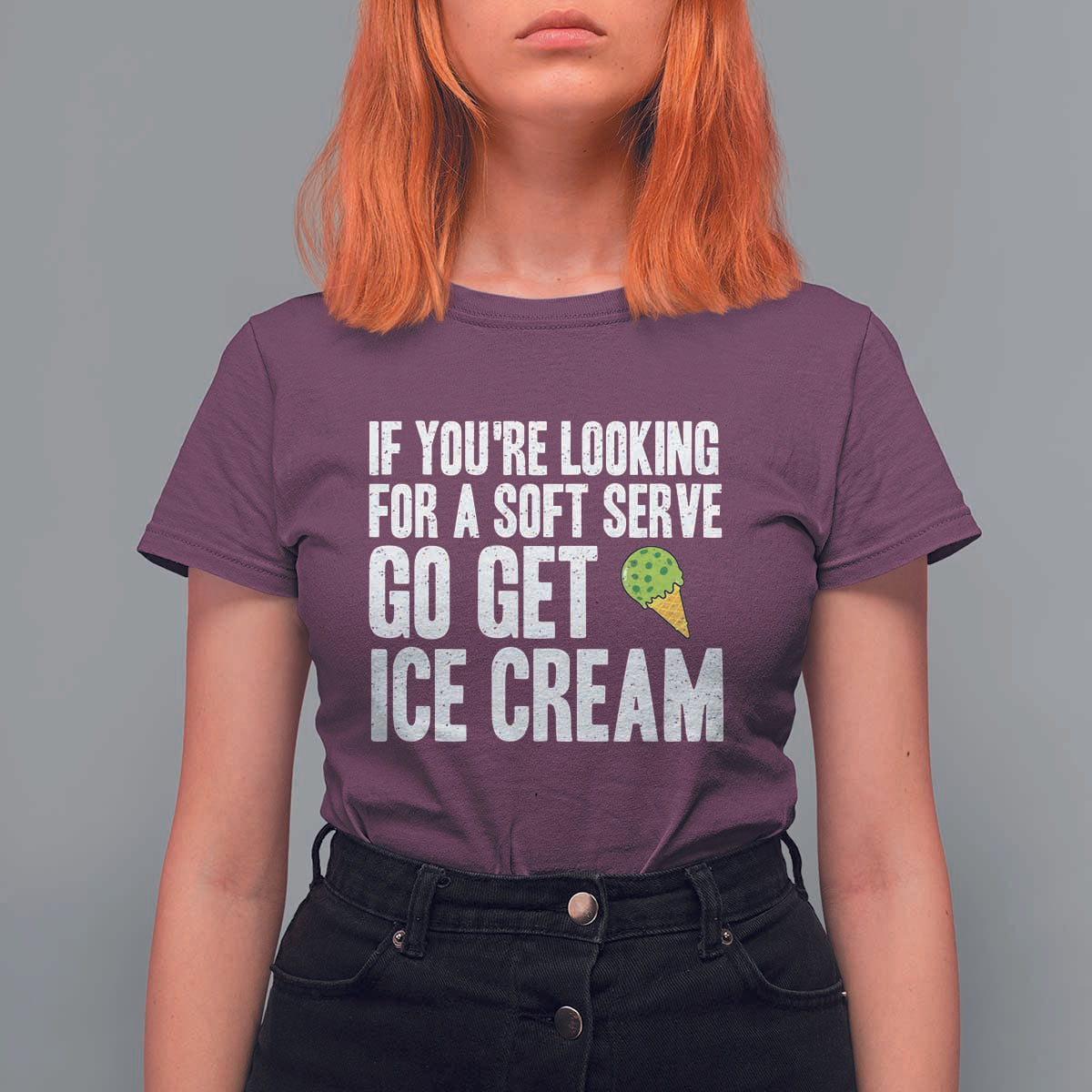 If You Are Looking For A Soft Serve Go Get Ice Cream T Shirt For Women Funny Pickleball Lover - Wonder Print Shop