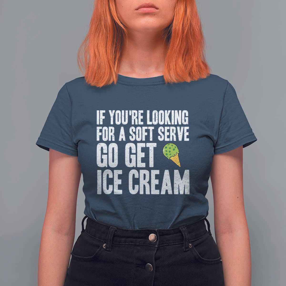 If You Are Looking For A Soft Serve Go Get Ice Cream T Shirt For Women Funny Pickleball Lover - Wonder Print Shop