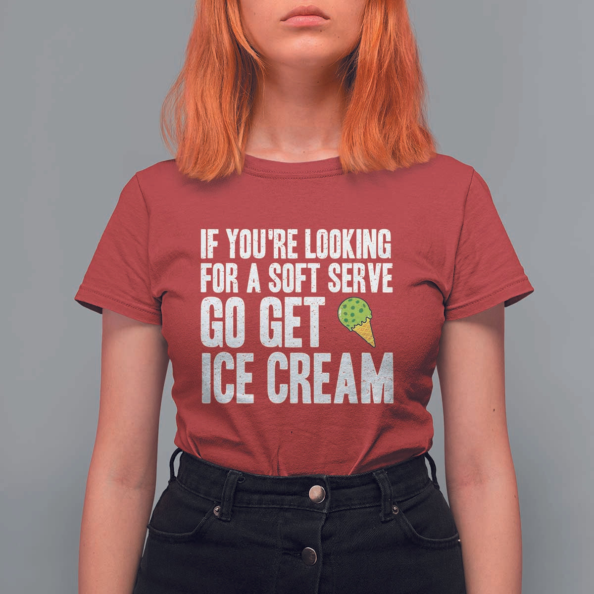 If You Are Looking For A Soft Serve Go Get Ice Cream T Shirt For Women Funny Pickleball Lover - Wonder Print Shop
