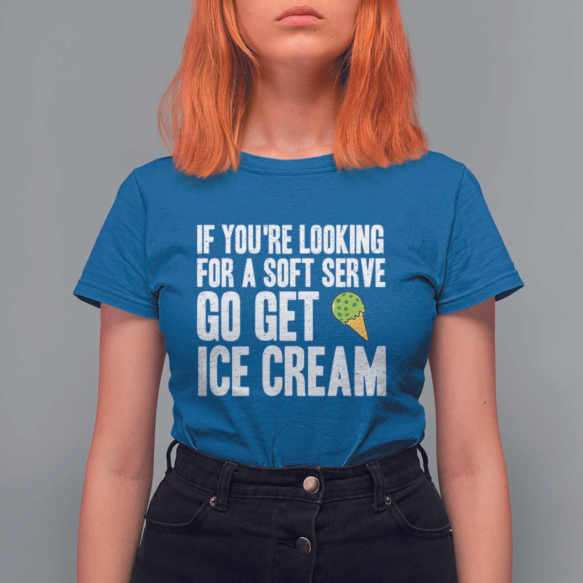 If You Are Looking For A Soft Serve Go Get Ice Cream T Shirt For Women Funny Pickleball Lover - Wonder Print Shop