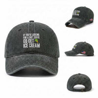 If You Are Looking For A Soft Serve Go Get Ice Cream Washed Cotton Baseball Cap Funny Pickleball Lover