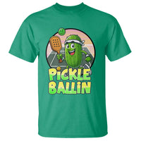 Funny Pickleball Lover T Shirt Pickle Ballin Quote - Wonder Print Shop