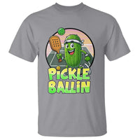 Funny Pickleball Lover T Shirt Pickle Ballin Quote - Wonder Print Shop