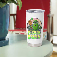 Funny Pickleball Lover Tumbler Cup Pickle Ballin Quote