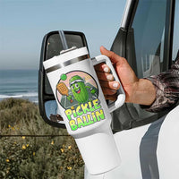 Funny Pickleball Lover Tumbler With Handle Pickle Ballin Quote