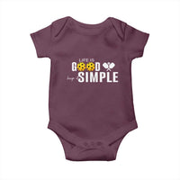 Life Is Good Keep It Simple Baby Onesie Pickleball Lover - Wonder Print Shop