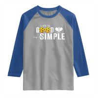 Life Is Good Keep It Simple Raglan Shirt Pickleball Lover - Wonder Print Shop