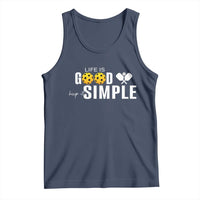 Life Is Good Keep It Simple Tank Top Pickleball Lover - Wonder Print Shop
