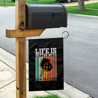 Life Is Better With Pickleball Garden Flag Funny Dink Saying - Wonder Print Shop