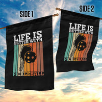Life Is Better With Pickleball Garden Flag Funny Dink Saying - Wonder Print Shop