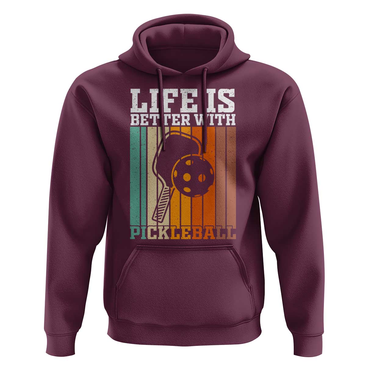 Life Is Better With Pickleball Hoodie Funny Dink Saying - Wonder Print Shop