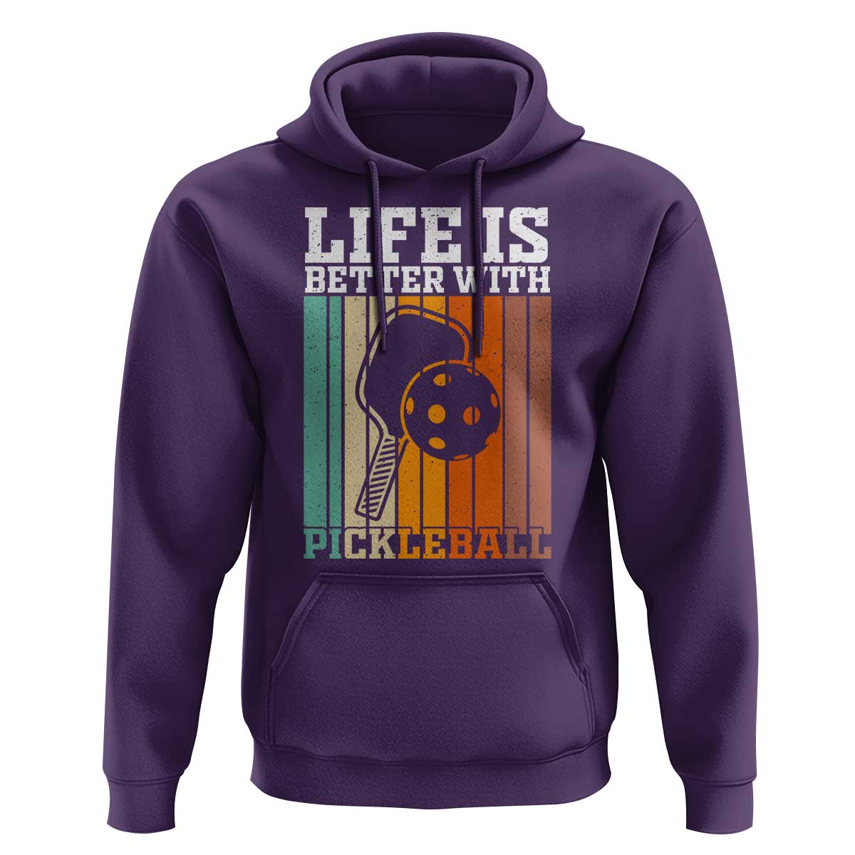 Life Is Better With Pickleball Hoodie Funny Dink Saying - Wonder Print Shop