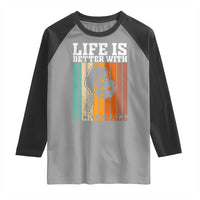 Life Is Better With Pickleball Raglan Shirt Funny Dink Saying - Wonder Print Shop