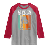 Life Is Better With Pickleball Raglan Shirt Funny Dink Saying - Wonder Print Shop