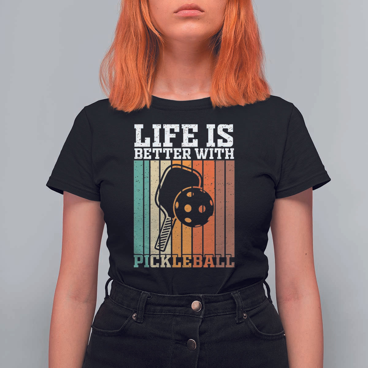 Life Is Better With Pickleball T Shirt For Women Funny Dink Saying - Wonder Print Shop