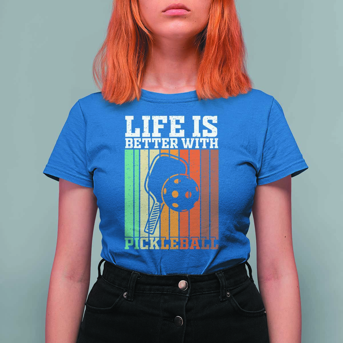 Life Is Better With Pickleball T Shirt For Women Funny Dink Saying - Wonder Print Shop