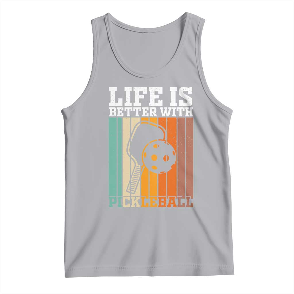 Life Is Better With Pickleball Tank Top Funny Dink Saying - Wonder Print Shop