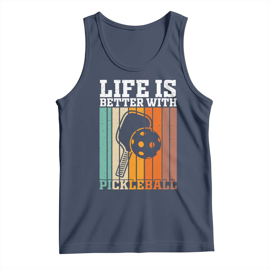 Life Is Better With Pickleball Tank Top Funny Dink Saying - Wonder Print Shop