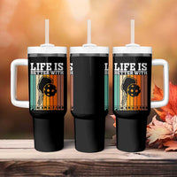 Life Is Better With Pickleball Tumbler With Handle Funny Dink Saying