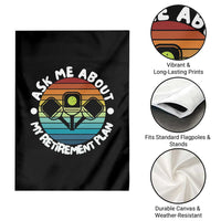 My Retirement Plan Garden Flag Funny Pickleball Gift - Wonder Print Shop