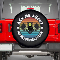 My Retirement Plan Spare Tire Cover Funny Pickleball Gift - Wonder Print Shop