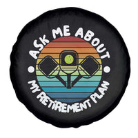 My Retirement Plan Spare Tire Cover Funny Pickleball Gift - Wonder Print Shop