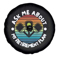 My Retirement Plan Spare Tire Cover Funny Pickleball Gift - Wonder Print Shop