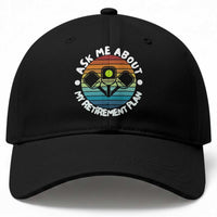 My Retirement Plan Baseball Cap Funny Pickleball Gift