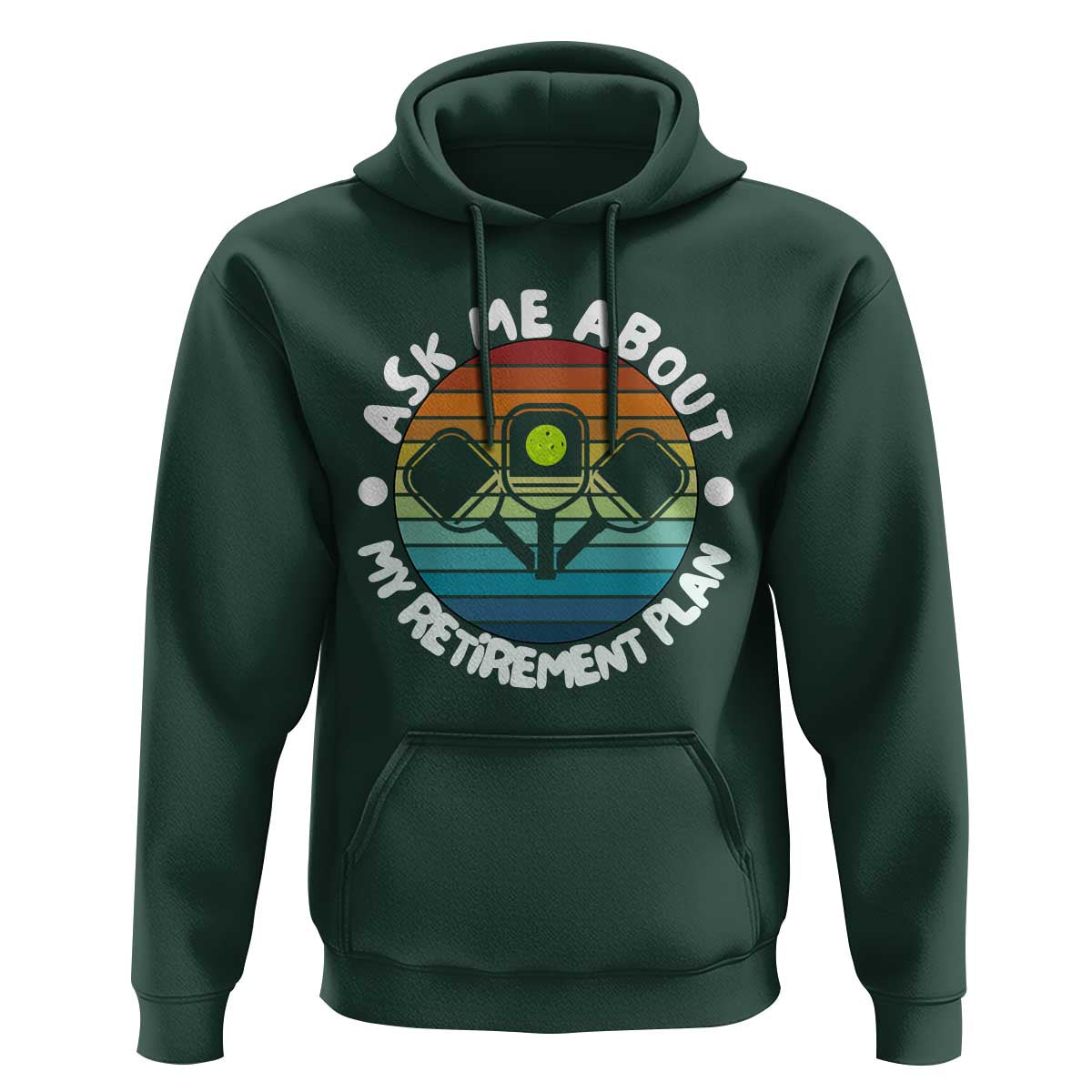 My Retirement Plan Hoodie Funny Pickleball Gift - Wonder Print Shop
