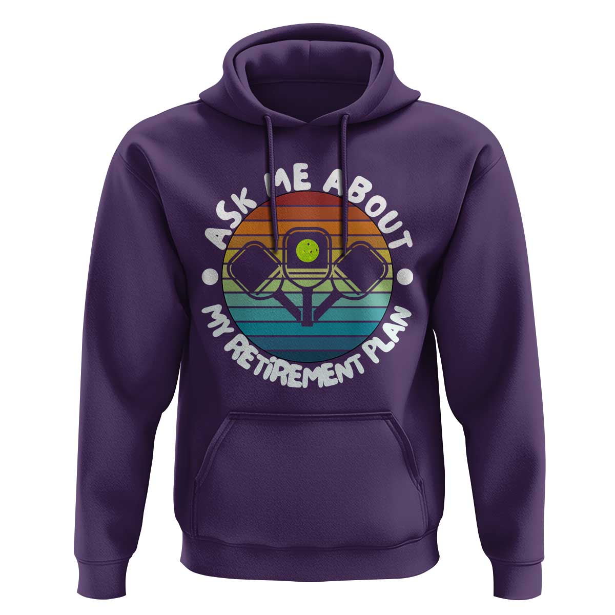 My Retirement Plan Hoodie Funny Pickleball Gift - Wonder Print Shop