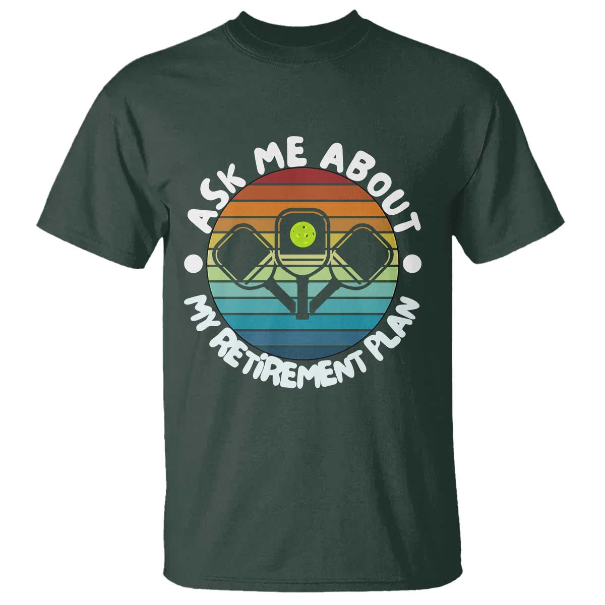 My Retirement Plan T Shirt Funny Pickleball Gift - Wonder Print Shop