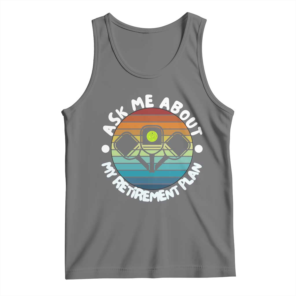 My Retirement Plan Tank Top Funny Pickleball Gift - Wonder Print Shop