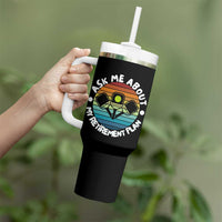 My Retirement Plan Tumbler With Handle Funny Pickleball Gift