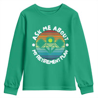 My Retirement Plan Youth Sweatshirt Funny Pickleball Gift - Wonder Print Shop