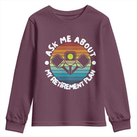 My Retirement Plan Youth Sweatshirt Funny Pickleball Gift - Wonder Print Shop