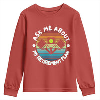 My Retirement Plan Youth Sweatshirt Funny Pickleball Gift - Wonder Print Shop