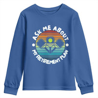 My Retirement Plan Youth Sweatshirt Funny Pickleball Gift - Wonder Print Shop