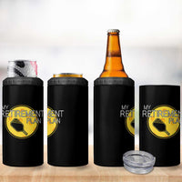 Funny Retirement Plan 4 in 1 Can Cooler Tumbler Pickleball Gift For Lovers